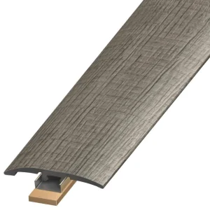 DuraDecor Polished Pro Smokey Stone 0.25 in. T x 2 in. W x 94 in. L 3-in-1 Transition Molding