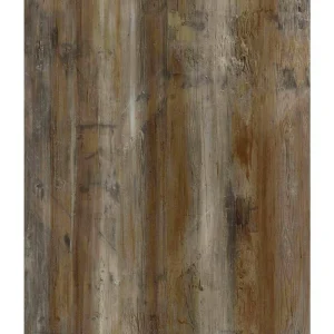 DuraDecor Weekend Warrior Blazed Barnwood 3 MIL x 6-in W x 36-in L Peel & Stick Water Resistant Luxury Vinyl Flooring (21 sf/case)