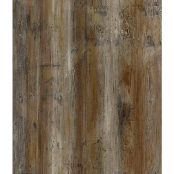 DuraDecor Weekend Warrior Blazed Barnwood 3 MIL x 6-in W x 36-in L Peel & Stick Water Resistant Luxury Vinyl Flooring (21 sf/case)