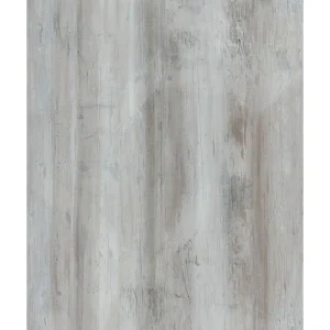 DuraDecor Weekend Warrior Iced Barnwood 3 MIL x 6-in W x 36-in L Peel & Stick Water Resistant Luxury Vinyl Flooring (21 sf/case)