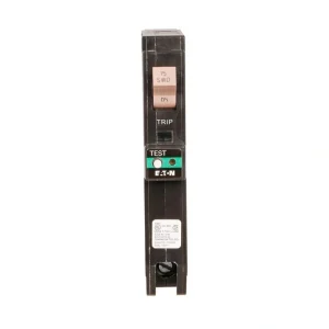 Eaton 15 Amp 120-Volt/240-Volt Single Pole AFCI Plug-On Neutral Circuit Breaker