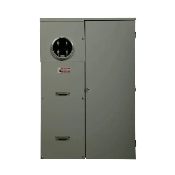 Eaton 400 Amp 40-Space 40-Circuit BR Type Meter Socket and Main Breaker Load Center