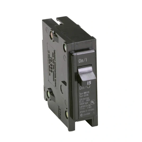 Eaton BR 15 Amp 120/240 Volts Single-Pole Circuit Breaker