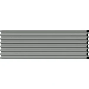 Ekena Millwork 1-1/2 in. x 17-3/4 in. x 94-1/2 in. Primed Polyurethane Reeded Casing