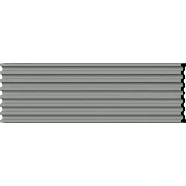 Ekena Millwork 1-1/2 in. x 17-3/4 in. x 94-1/2 in. Primed Polyurethane Reeded Casing