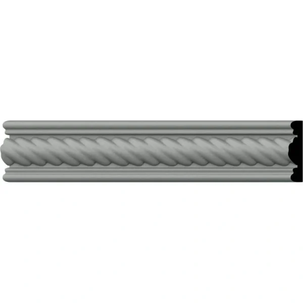 Ekena Millwork 1/2 in. x 2 in. x 94-1/2 in. Polyurethane Alexandria Rope Casing