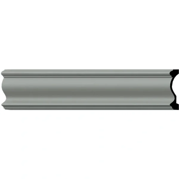 Ekena Millwork 1-3/8 in. x 6 in. x 94-1/2 in. Polyurethane Ashford Casing Moulding