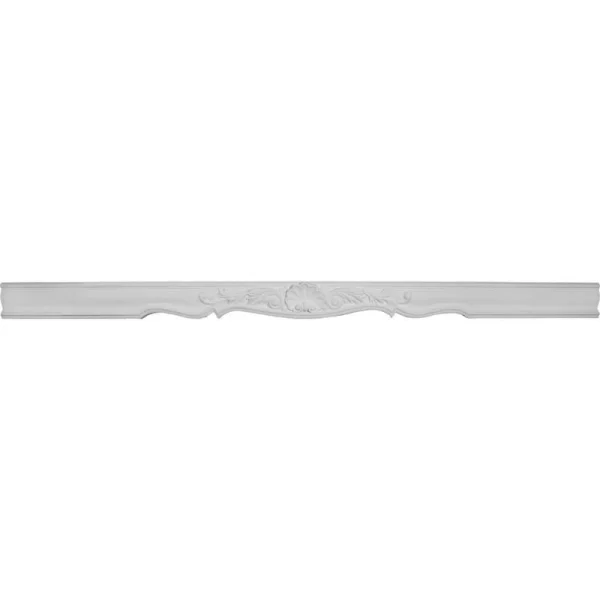 Ekena Millwork 2-1/2 in. x 94-1/2 in. x 6 in. Polyurethane Ashford Shell Casing Facia
