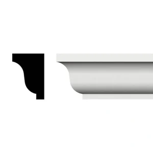 Ekena Millwork 2-7/8 in. x 2 in.P x 96 in. Moulding, PVC (6-Pack)