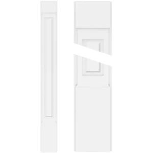Ekena Millwork 2 in. D x 10 in. W x 120 in. L Primed Polyurethane Pilaster 1-Pack