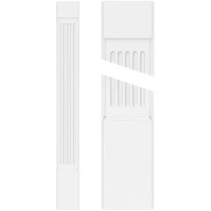 Ekena Millwork 2 in. D x 9 in. W x 102 in. L Primed Polyurethane Pilaster 1-Pack