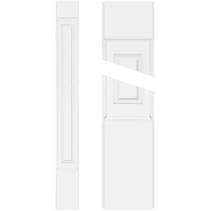 Ekena Millwork 2 in. D x 9 in. W x 102 in. L Primed Polyurethane Pilaster 1- Pack T726945371