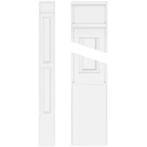 Ekena Millwork 2 in. D x 9 in. W x 108 in. L Primed Polyurethane Pilaster 1- Pack T726948064