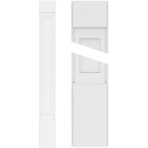 Ekena Millwork 2 in. D x 9 in. W x 108 in. L Primed Polyurethane Pilaster 1- Pack T726948112