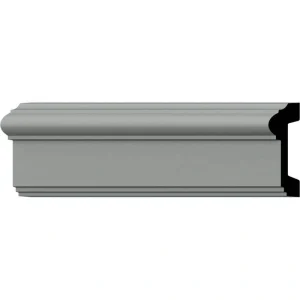 Ekena Millwork 3-3/4 in. x 1-1/4 in. x 94-1/2 in. Polyurethane Edwards Casing Moulding