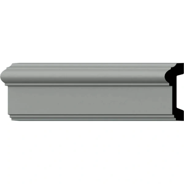 Ekena Millwork 3-3/4 in. x 1-1/4 in. x 94-1/2 in. Polyurethane Edwards Casing Moulding