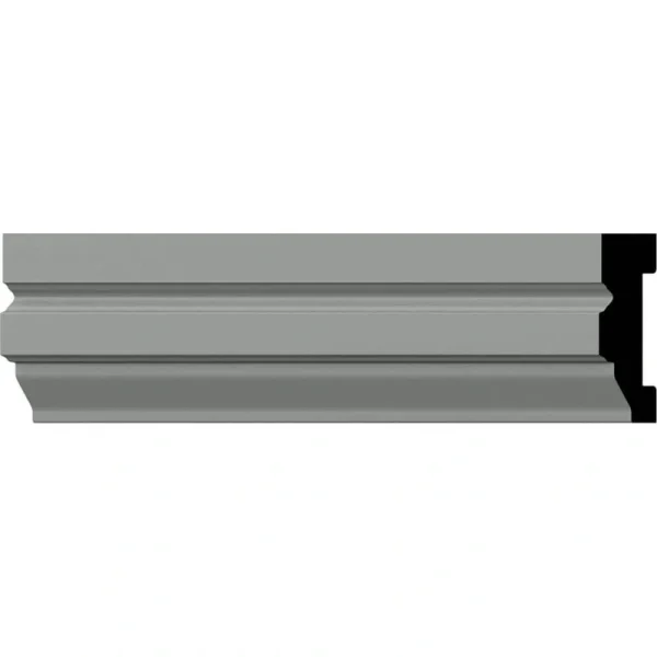 Ekena Millwork 5/8 in. x 2-5/8 in. x 94-1/2 in. Polyurethane Hillsborough Window and Door Casing Moulding