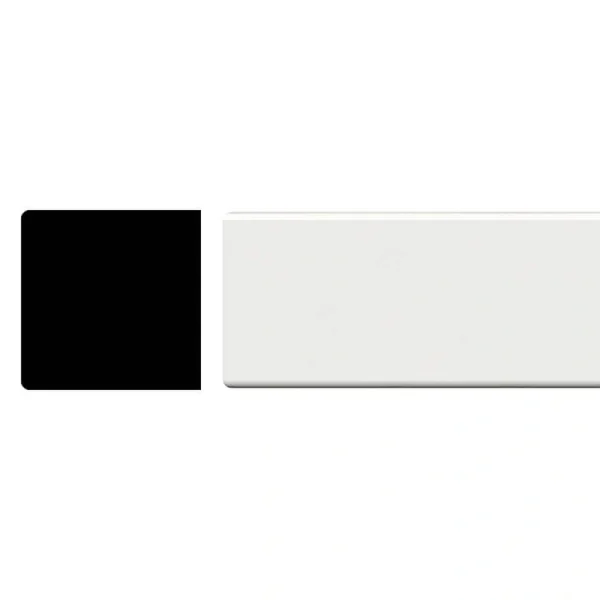 Ekena Millwork 5/8 in. x 5/8 in. x 96 in. Stop Moulding, PVC (20-Pack)