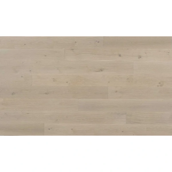 Element Flooring Irving Park Dewdrop European White Oak 8-33/50-in W x 9/16-in T x Varying Length Wirebrushed Water Resistant Engineered Hardwood Flooring (31.25-sq ft / Carton)
