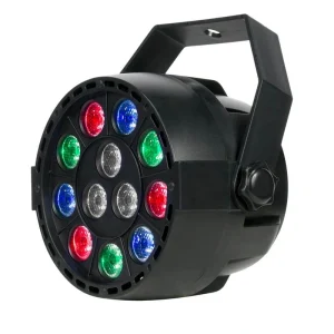 ELIMINATOR 14-Watt Integrated Led Dimmable Low Bay Black Mini Par RGBW 12 x 1-Watt LED