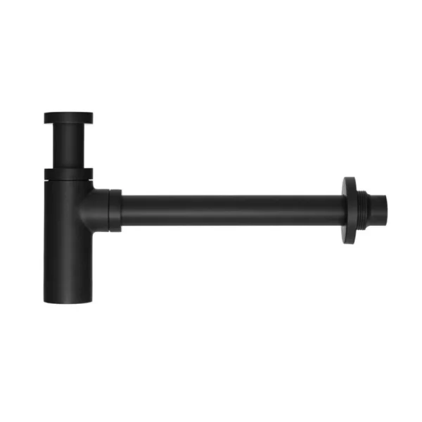 eModernDecor Matte Black Brass Bath Accessory Set