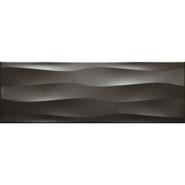 Emser Tile Emser Artwork Metal Wave 12 x 35 Ceramic Wall Tile