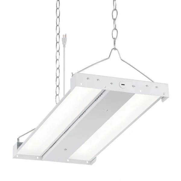 EnviroLite 2 ft. 320-Watt Equivalent Integrated LED White Backlit High Bay Hanging Light with 19900 Lumens 5000K