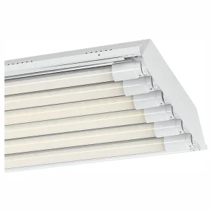 EnviroLite 4 ft. 6-Light T8 LED White High Bay Light, 4000K