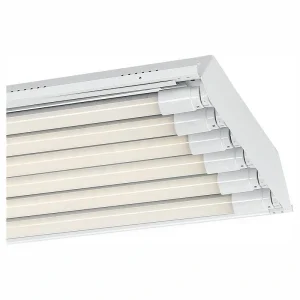 EnviroLite 4 ft. 6-Light T8 LED White High Bay Light, 5000K