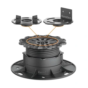 Eurotec 1-1/8-in Black Plastic Post Base Support (10-Pack) T726915454