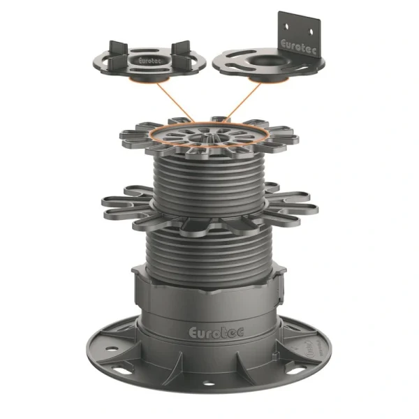 Eurotec 1-1/8-in Black Plastic Post Base Support (10-Pack) T726915530
