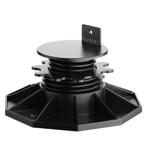 Eurotec 1-1/8-in Black Plastic Post Base Support (20-Pack) T726915401