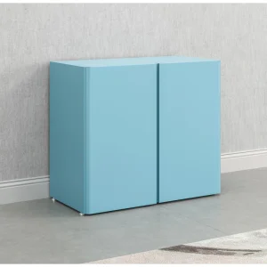 Everest 36-in W x 31-in H Steel Modern Blue Freestanding Utility Storage Cabinet