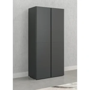 Everest 36-in W x 74-in H Steel Graphite Gray Freestanding Utility Storage Cabinet