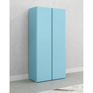 Everest 36-in W x 74-in H Steel Modern Blue Freestanding Utility Storage Cabinet