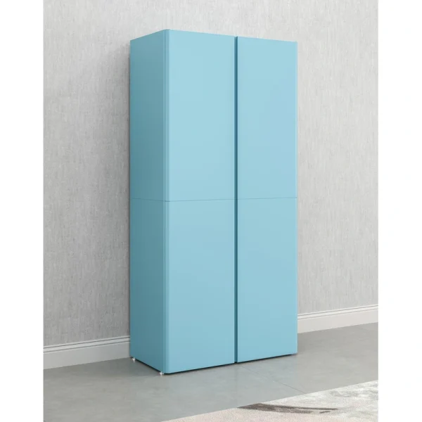 Everest 36-in W x 74-in H Steel Modern Blue Freestanding Utility Storage Cabinet