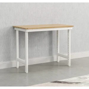 Everest Work Table 44-in W x 32-in H Steel Cloud White Freestanding Utility Storage Cabinet