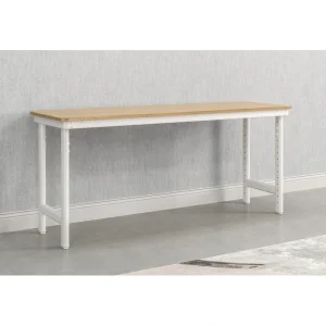 Everest Work Table 72-in W x 32-in H Steel Cloud White Freestanding Utility Storage Cabinet