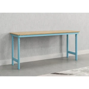 Everest Work Table 72-in W x 32-in H Steel Modern Blue Freestanding Utility Storage Cabinet