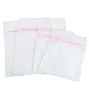 Everyday Home Washable Mesh Laundry Bag with Zipper (4-Pack)