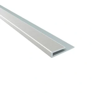 Fasade 18″ PVC Brushed Nickel Backsplash J-Trim