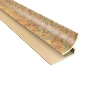 Fasade 18″ PVC Cracked Copper Backsplash Inside Corner Trim