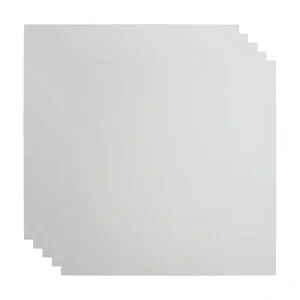 Fasade 2-ft x 2-ft Flat Panel Gloss White PVC Drop Ceiling Tile (5-Pack, 20-sq ft / Case)