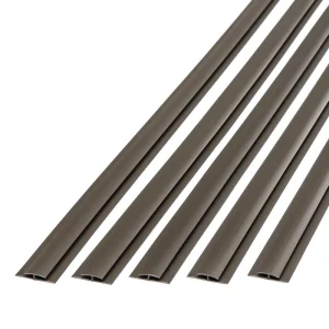 Fasade 4′ PVC Argent Bronze Wall Panel Divider Trim – 5 Pack