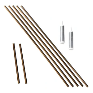 Fasade Antique Bronze Backsplash Accessory Kit – 9 Piece