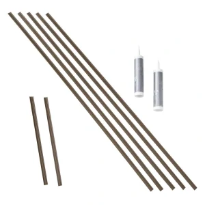 Fasade Argent Bronze Backsplash Accessory Kit – 9 Piece
