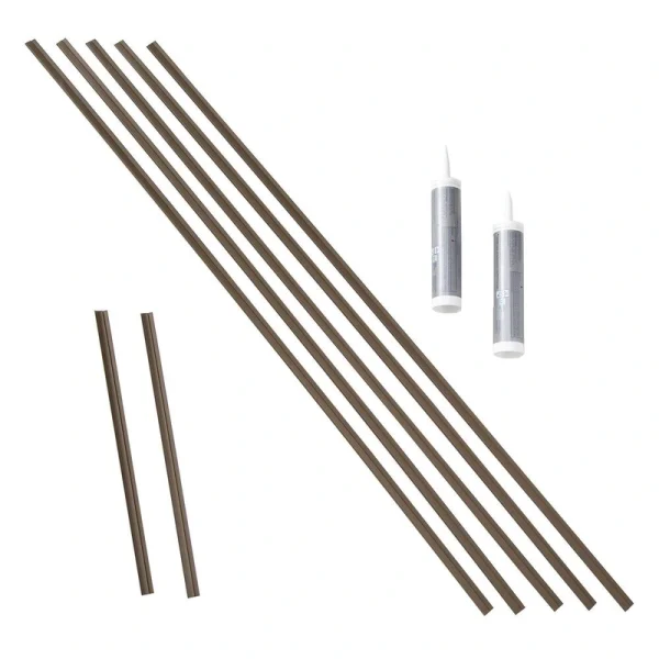 Fasade Argent Bronze Backsplash Accessory Kit – 9 Piece