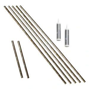 Fasade Bermuda Bronze Backsplash Accessory Kit – 9 Piece