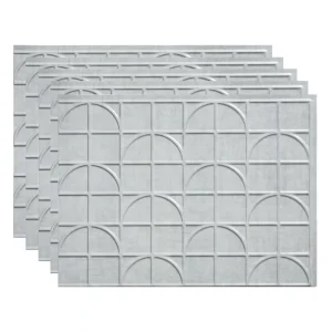 Fasade Crescent 18″ x 24″ Cashmere Vinyl Backsplash Tile – 5 Pack
