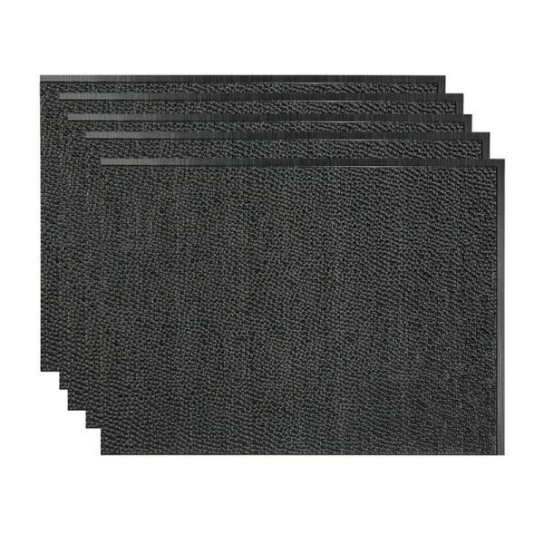 Fasade Hammered 18″ x 24″ Brushed Onyx Vinyl Backsplash Tile – 5 Pack